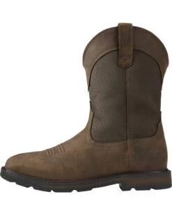 Ariat Groundbreaker Waterproof Western Work Boots - Steel Toe -Walk The West Sales 030741 EZ LT