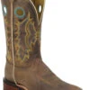 Tony Lama Suntan Century Americana Cowboy Boots - Broad Square Toe -Walk The West Sales 036T82 D8 P1