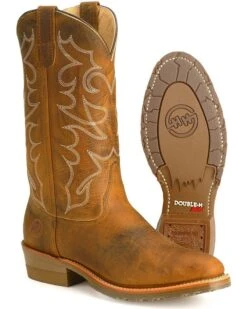 Double H Men's Gel Ice Work Boots - Soft Toe -Walk The West Sales 050858 41 D1