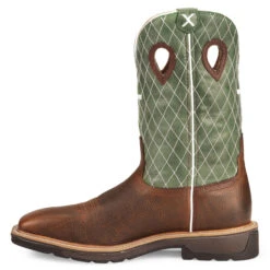 Twisted X Men's Lite Weight Work Boots - Square Toe -Walk The West Sales 050C25 38 LT