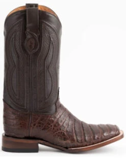 Ferrini Men's Caiman Belly Western Boots - Broad Square Toe -Walk The West Sales 066823 47 P2