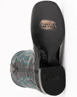 Ferrini Men's Full-Quill Ostrich Embroidered Western Boots - Broad Square Toe -Walk The West Sales 066845 89 P7