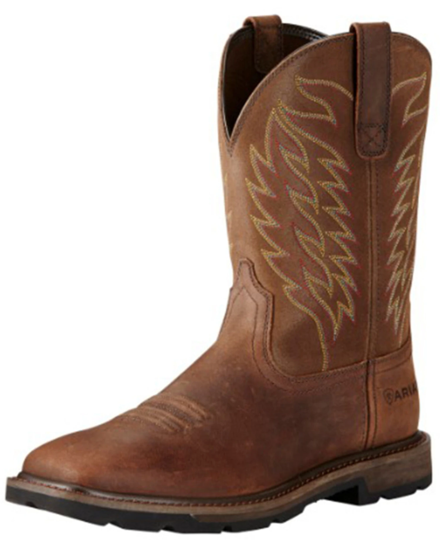 Ariat Men's Groundbreaker Western Work Boots - Soft Toe 7 Ariat Men's Groundbreaker Western Work Boots - Soft Toe - Image 5