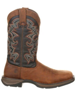 Durango Men's Rebel Pull On Western Performance Boots - Broad Square Toe -Walk The West Sales 2000227532 240 P2