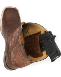 Roper Men's Conceal Carry Pocket Pierce Boots - Broad Square Toe -Walk The West Sales 2000230422 200 D1