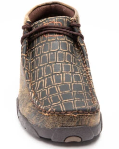 Twisted X Men's Caiman Print Driving Mocs - Moc Toe -Walk The West Sales 2000240922 200 P4