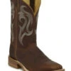 Justin Men's Bender Western Boots - Broad Square Toe -Walk The West Sales 2000242509 200 P1