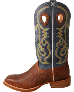 Twisted X Men's Ruff Stock Elephant Print Western Boots - Broad Square Toe -Walk The West Sales 2000244622 235 LT