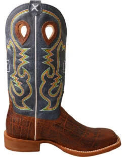 Twisted X Men's Ruff Stock Elephant Print Western Boots - Broad Square Toe -Walk The West Sales 2000244622 235 RT