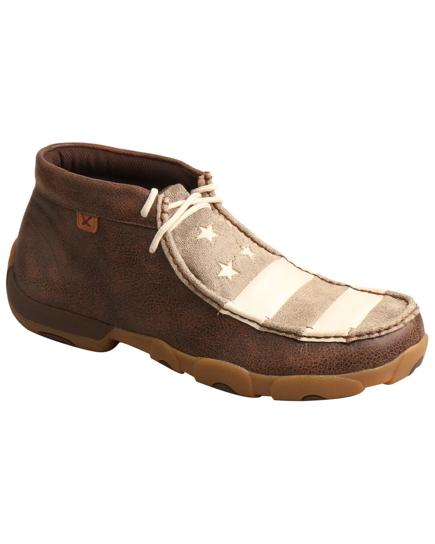 Twisted X Men's Patriotic Driving Moccasin Shoes - Moc Toe 5 Twisted X Men's Patriotic Driving Moccasin Shoes - Moc Toe - Image 3