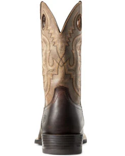 Ariat Men's Sport Ranger Barley Western Performance Boots - Broad Square Toe -Walk The West Sales 2000281813 200 P3
