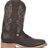 Double H Men's Dark Brown Elk Western Boots - Broad Square Toe -Walk The West Sales 2000285688 240 P2