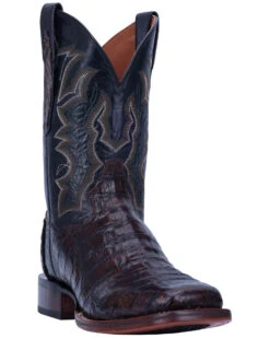 Dan Post Men's Kingsly Caiman Leather Western Boots - Broad Square Toe -Walk The West Sales 2000286036 200 P1