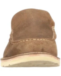 Lucchese Men's Olive Suede After-Ride Slip-On Casual Moccasin - Moc Toe -Walk The West Sales 2000286731 341 P3