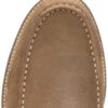 Lucchese Men's Olive Suede After-Ride Slip-On Casual Moccasin - Moc Toe -Walk The West Sales 2000286731 341 P5