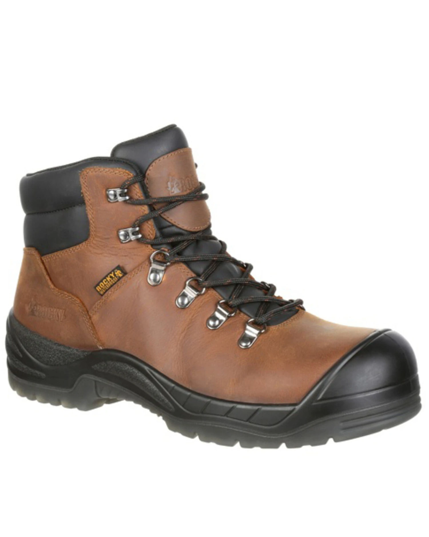 Rocky Men's Worksmart Waterproof Work Boots - Round Toe 8 Rocky Men's Worksmart Waterproof Work Boots - Round Toe - Image 6