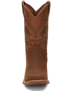 Justin Men's Cowman Cognac Western Boots - Broad Square Toe -Walk The West Sales 2000292197 235 P5