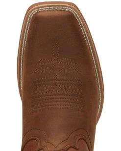 Justin Men's Cowman Cognac Western Boots - Broad Square Toe -Walk The West Sales 2000292197 235 P6