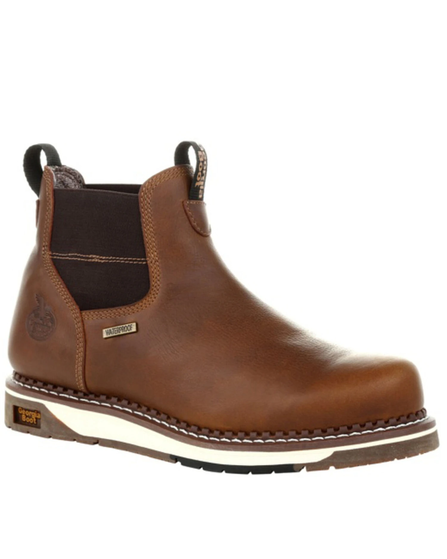 Georgia Boot Men's Waterproof Chelsea Work Boots - Steel Toe 8 Georgia Boot Men's Waterproof Chelsea Work Boots - Steel Toe - Image 6