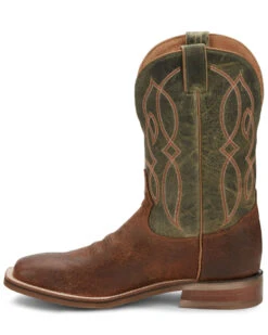 Tony Lama Men's Landgrab Brown Western Boots - Broad Square Toe -Walk The West Sales 2000293428 200 P3