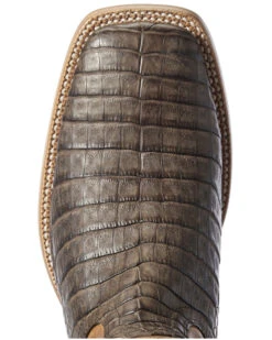 Ariat Men's Brown Caiman Belly Western Boots - Broad Square Toe -Walk The West Sales 2000294327 200 P4