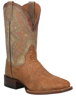 Dan Post Men's Dry Gulch Python Exotic Boots - Broad Square Toe -Walk The West Sales 2000308357 280 P1