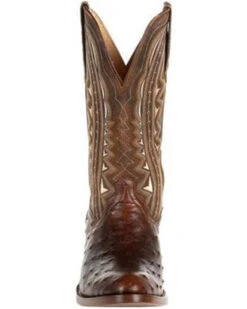 Durango Men's Exotic Full-Quill Ostrich Western Boots - Medium Toe -Walk The West Sales 2000315554 200 P4