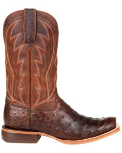 Durango Men's Chestnut Full-Quill Ostrich Western Boots - Square Toe -Walk The West Sales 2000320679 203 P2