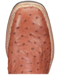 Lucchese Men's Rowdy Ostrich Skin Western Boots - Broad Square Toe -Walk The West Sales 2000321953 235 P5