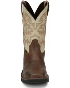 Justin Men's Driller Western Work Boots - Steel Toe -Walk The West Sales 2000332451 201 P5