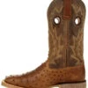Durango Men's Rebel Full-Quill Ostrich Western Boots - Square Toe -Walk The West Sales 2000333490 200 P3