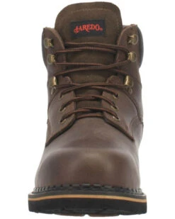 Laredo Men's Hub & Tack Lace-Up Work Boots - Soft Toe -Walk The West Sales 2000333732 200 P4