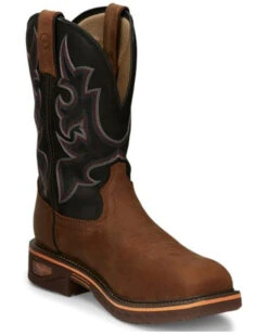 Justin Men's Resistor Western Work Boots - Composite Toe -Walk The West Sales 2000335172 200 P1