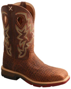 Twisted X Men's Tan Western Work Boots - Composite Toe -Walk The West Sales 2000335459 280 P1