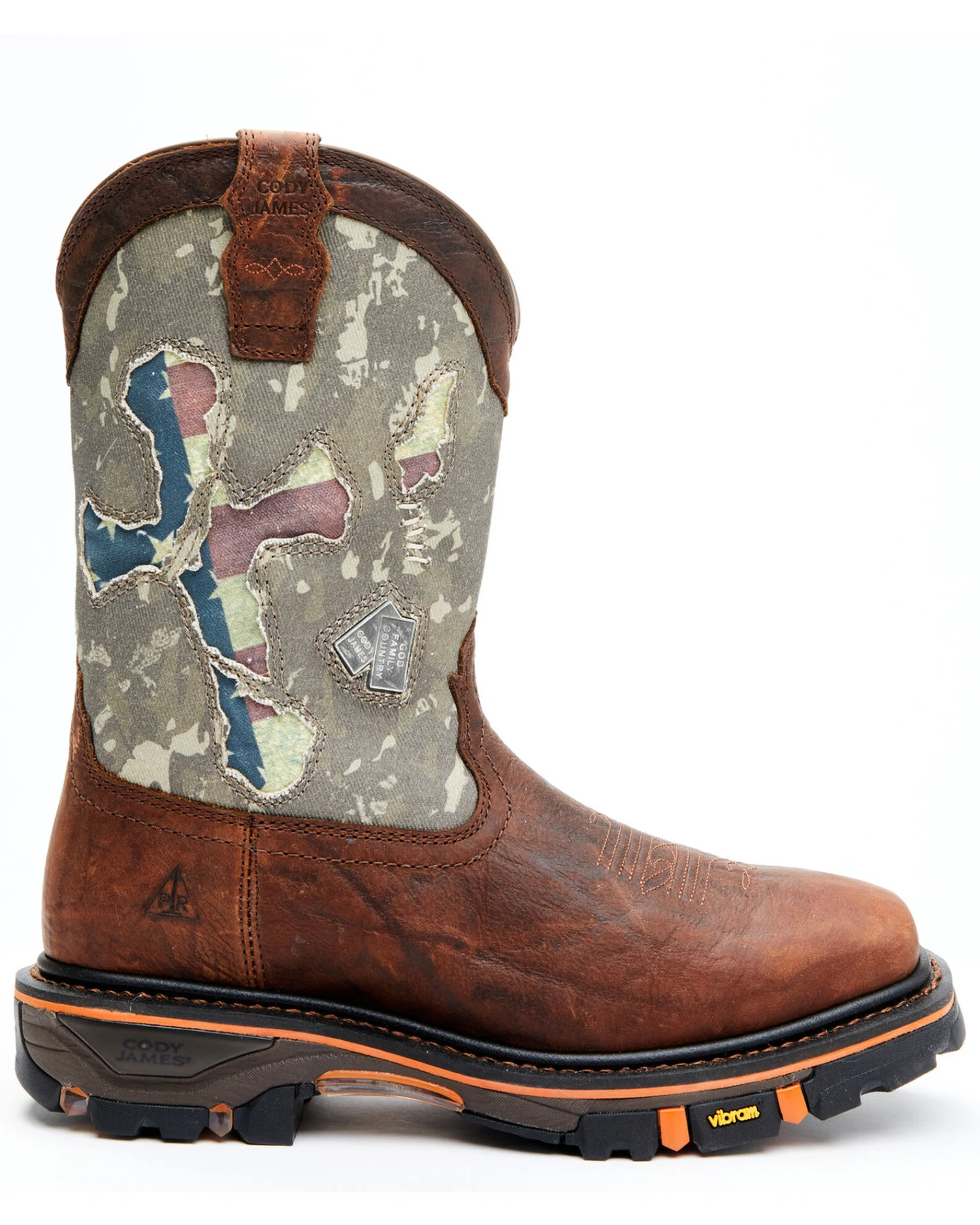 Cody James Men's Camo Decimator Western Work Boots - Soft Toe 8 Cody James Men's Camo Decimator Western Work Boots - Soft Toe - Image 6