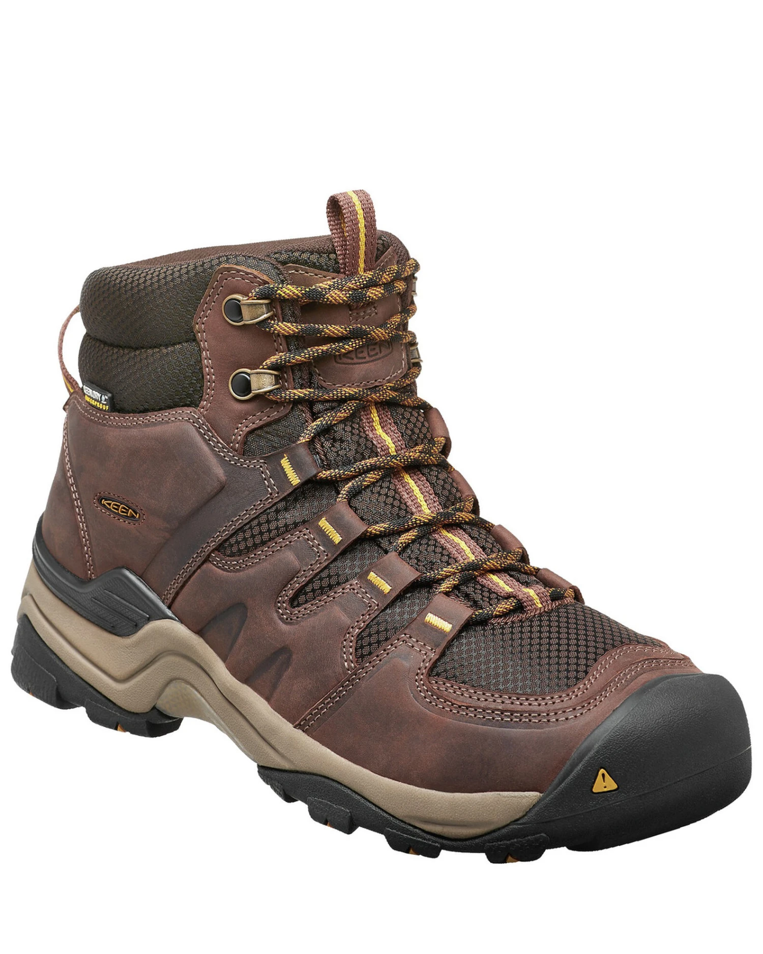Keen Men's Brown Gypsum II Waterproof Hiking Boots - Soft Toe 4 Keen Men's Brown Gypsum II Waterproof Hiking Boots - Soft Toe - Image 2