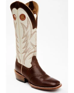 Blue Ranchwear Men's Buckaroo Western Boots - Broad Square Toe -Walk The West Sales 2000338958 110 P1