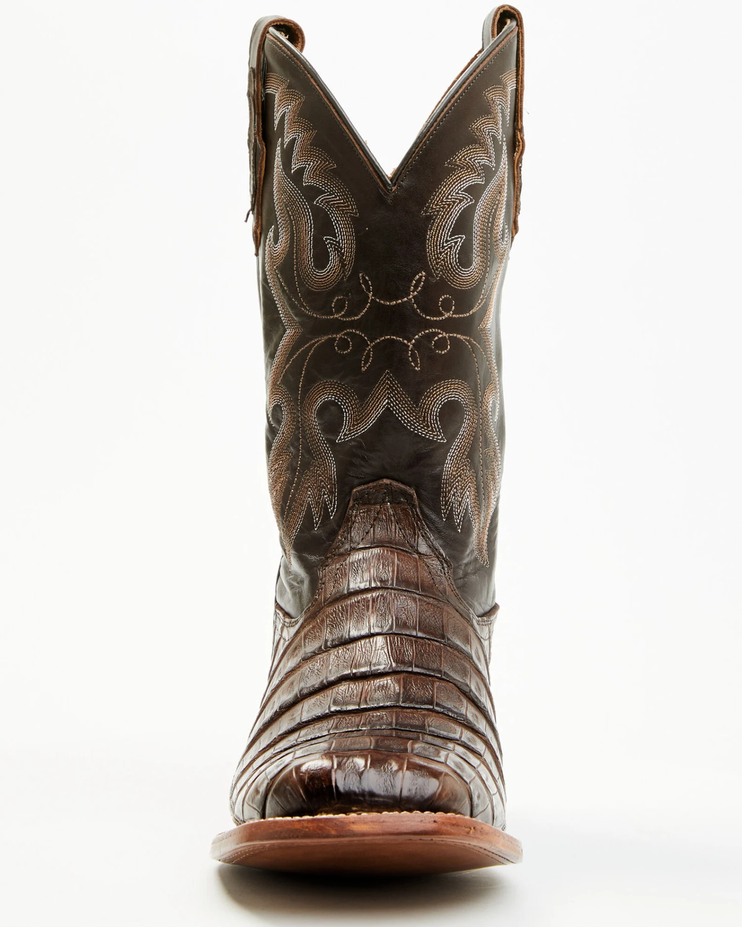 Cody James Men's Exotic Caiman Tail Skin Western Boots - Broad Square Toe 9 Cody James Men's Exotic Caiman Tail Skin Western Boots - Broad Square Toe - Image 7