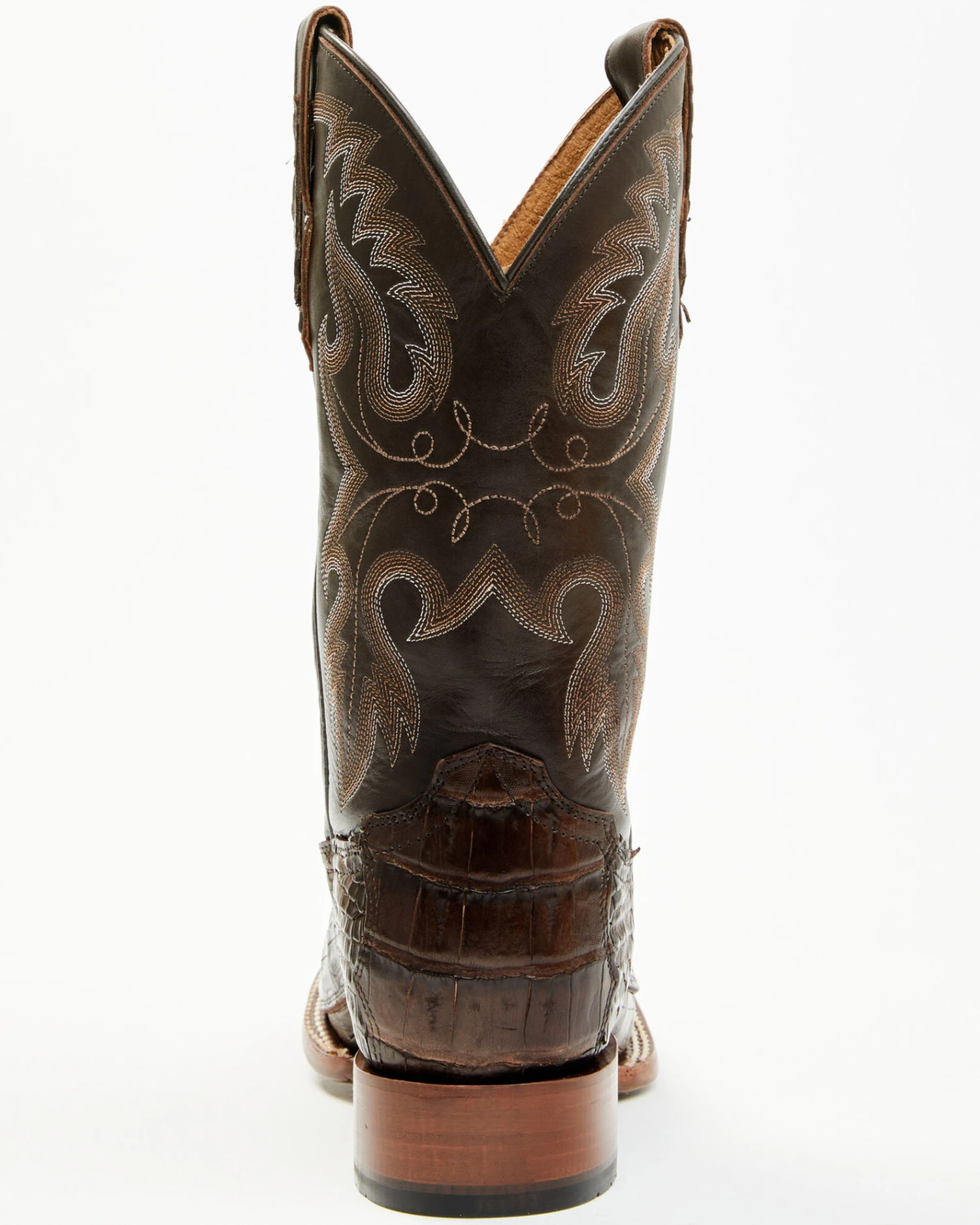 Cody James Men's Exotic Caiman Tail Skin Western Boots - Broad Square Toe 7 Cody James Men's Exotic Caiman Tail Skin Western Boots - Broad Square Toe - Image 5