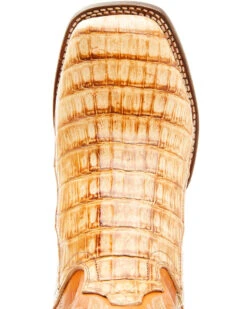 Dan Post Men's Tan Caiman Belly Western Boots - Broad Square Toe -Walk The West Sales 2000344179 280 P6