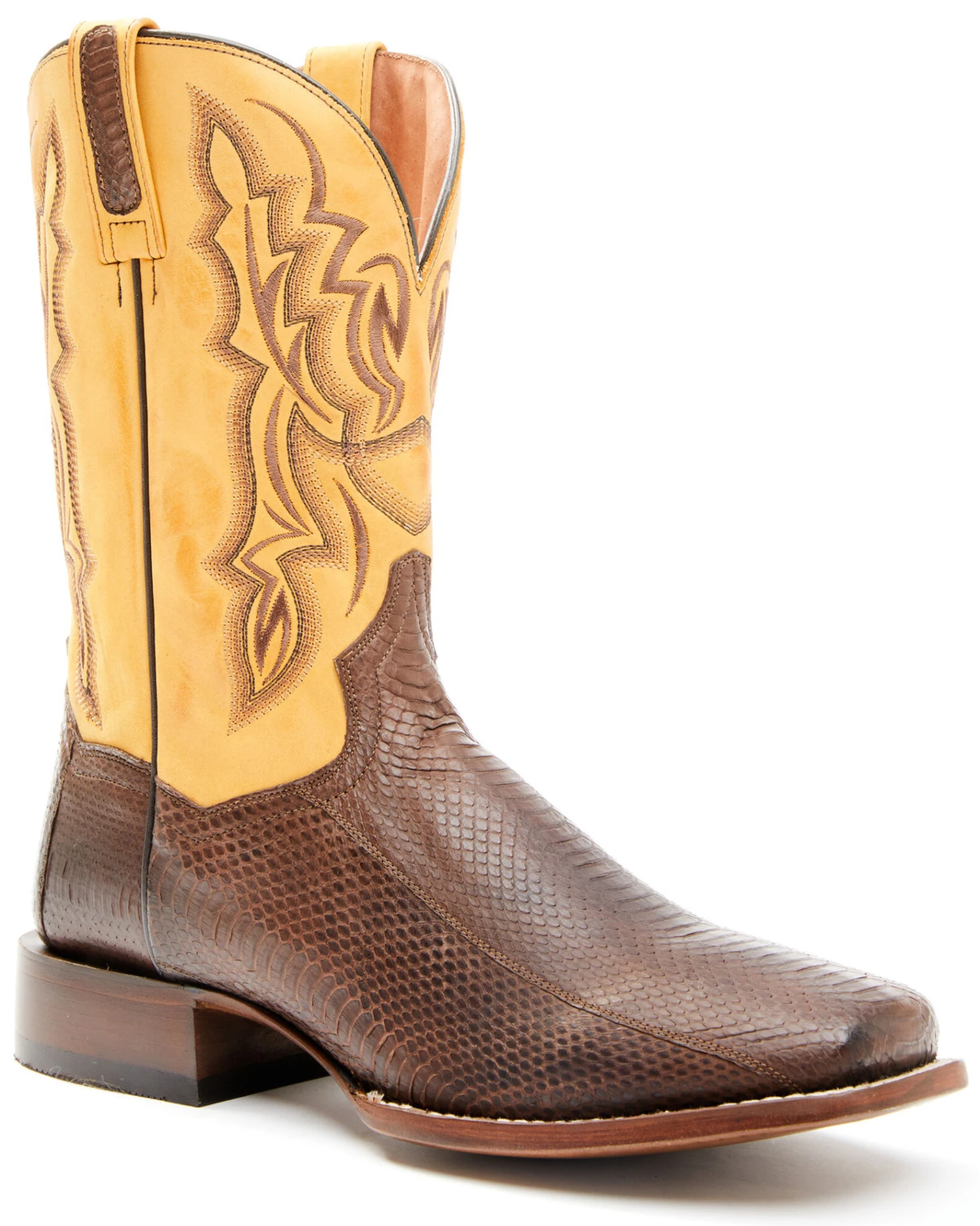 Dan Post Men's Exotic Snake Western Boots - Broad Square Toe 4 Dan Post Men's Exotic Snake Western Boots - Broad Square Toe - Image 3