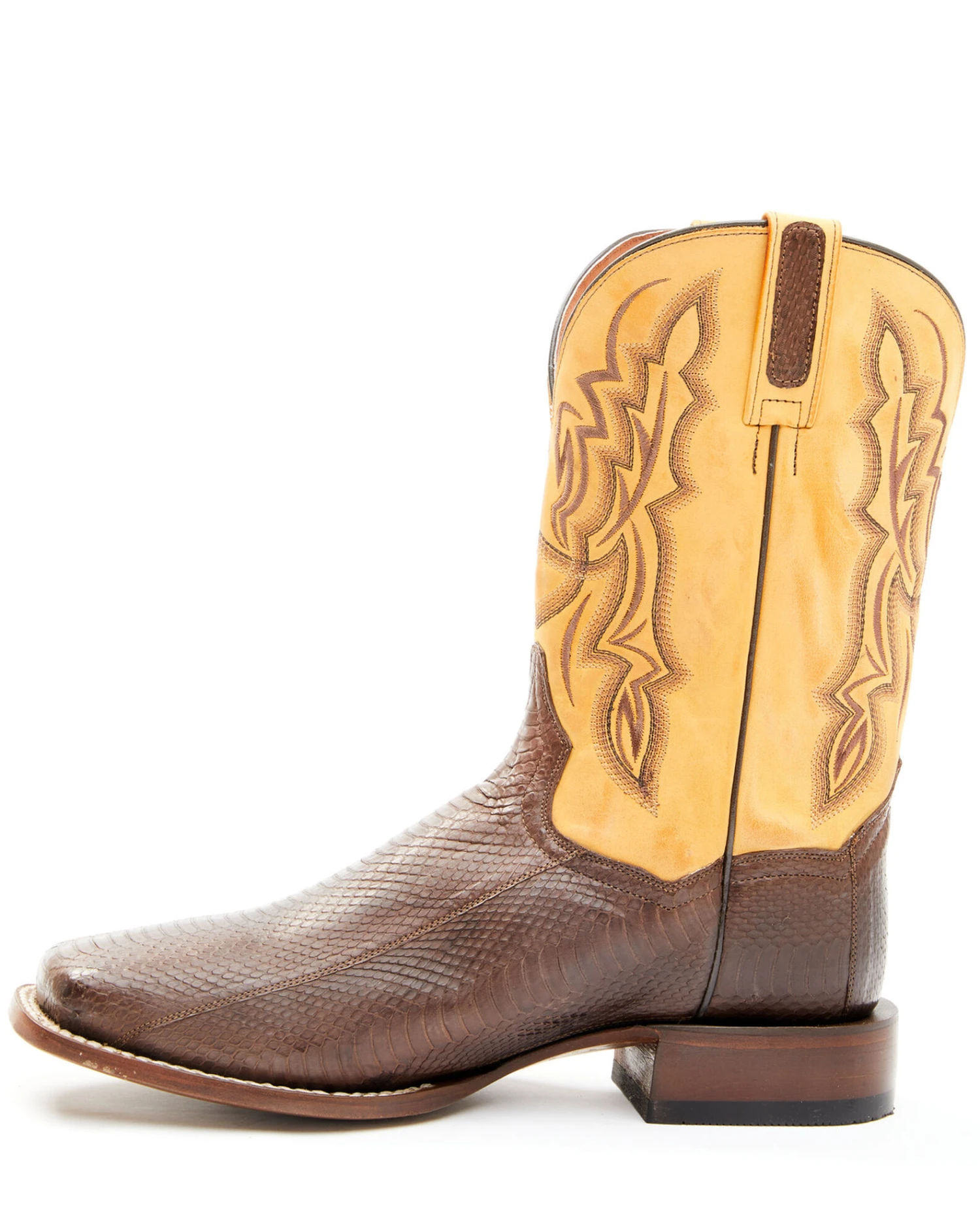 Dan Post Men's Exotic Snake Western Boots - Broad Square Toe 8 Dan Post Men's Exotic Snake Western Boots - Broad Square Toe - Image 7
