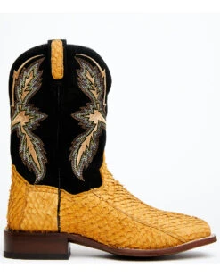 Dan Post Men's Exotic Sea Bass Skin Western Boots - Broad Square Toe -Walk The West Sales 2000349222 200 P2