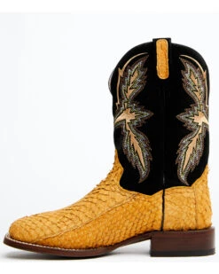 Dan Post Men's Exotic Sea Bass Skin Western Boots - Broad Square Toe -Walk The West Sales 2000349222 200 P3