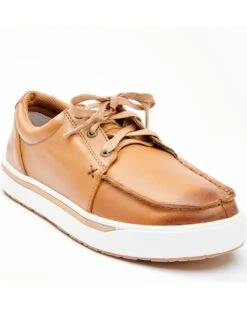Twisted X Men's Brown Leather Lace Sneakers - Moc Toe -Walk The West Sales 2000350228 200 P1