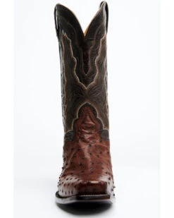 El Dorado Men's Exotic Full-Quill Ostrich Skin Western Boots - Square Toe -Walk The West Sales 2000350242 240 P4