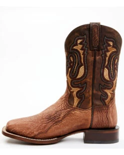 Dan Post Men's Shark Suede Coganc Exotic Western Boots - Broad Square Toe -Walk The West Sales 2000354885 235 P3