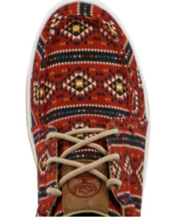 Twisted X Men's HOOey Multi Southwestern Print Causal Lace-Up Loper - Moc Toe -Walk The West Sales 2000355854 900 P6