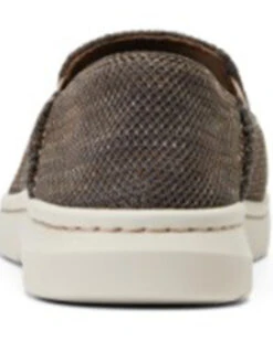 Ariat Men's Heather Brown Hilo 360 Canvas Slip-On Casual Shoe - Moc Toe -Walk The West Sales 2000356449 200 P3