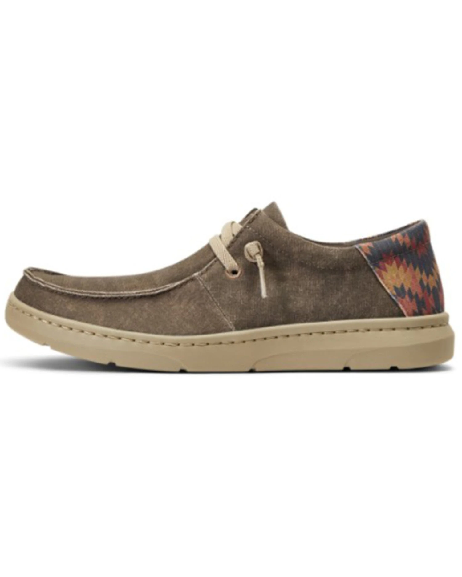 Ariat Men's Southwestern Print Hilo Stretch Lace Casual Shoe - Moc Toe 5 Ariat Men's Southwestern Print Hilo Stretch Lace Casual Shoe - Moc Toe - Image 3